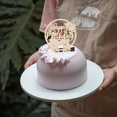 personalized birthday cake sign