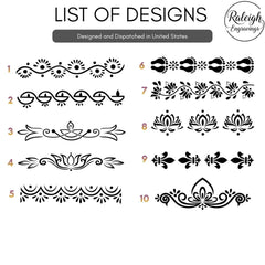 rangoli stencil for festival diy projects