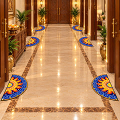 ready to use MDF rangoli for festive home decoration