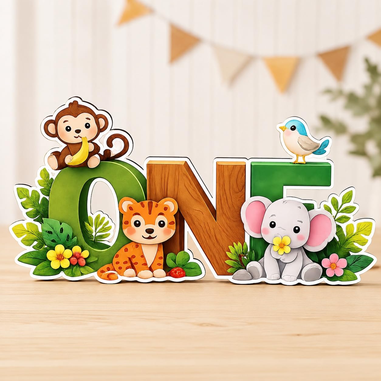 One Number Birthday Decoration for Baby