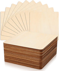 Stack of wooden coasters with a white background