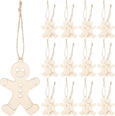 Gingerbread man ornaments for tree décor