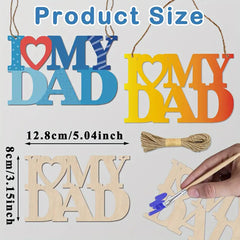 Bulk pack DIY wood cutouts for Father's Day gifts