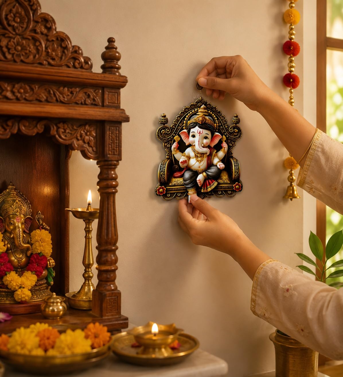 cute baby ganesha decoration