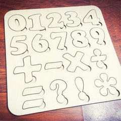 Cliths Wooden Education Puzzle Alphabet & Number Learning Toy Toddler Puzzle for Early Childhood Development Kids