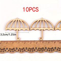 umbrella wooden cutouts