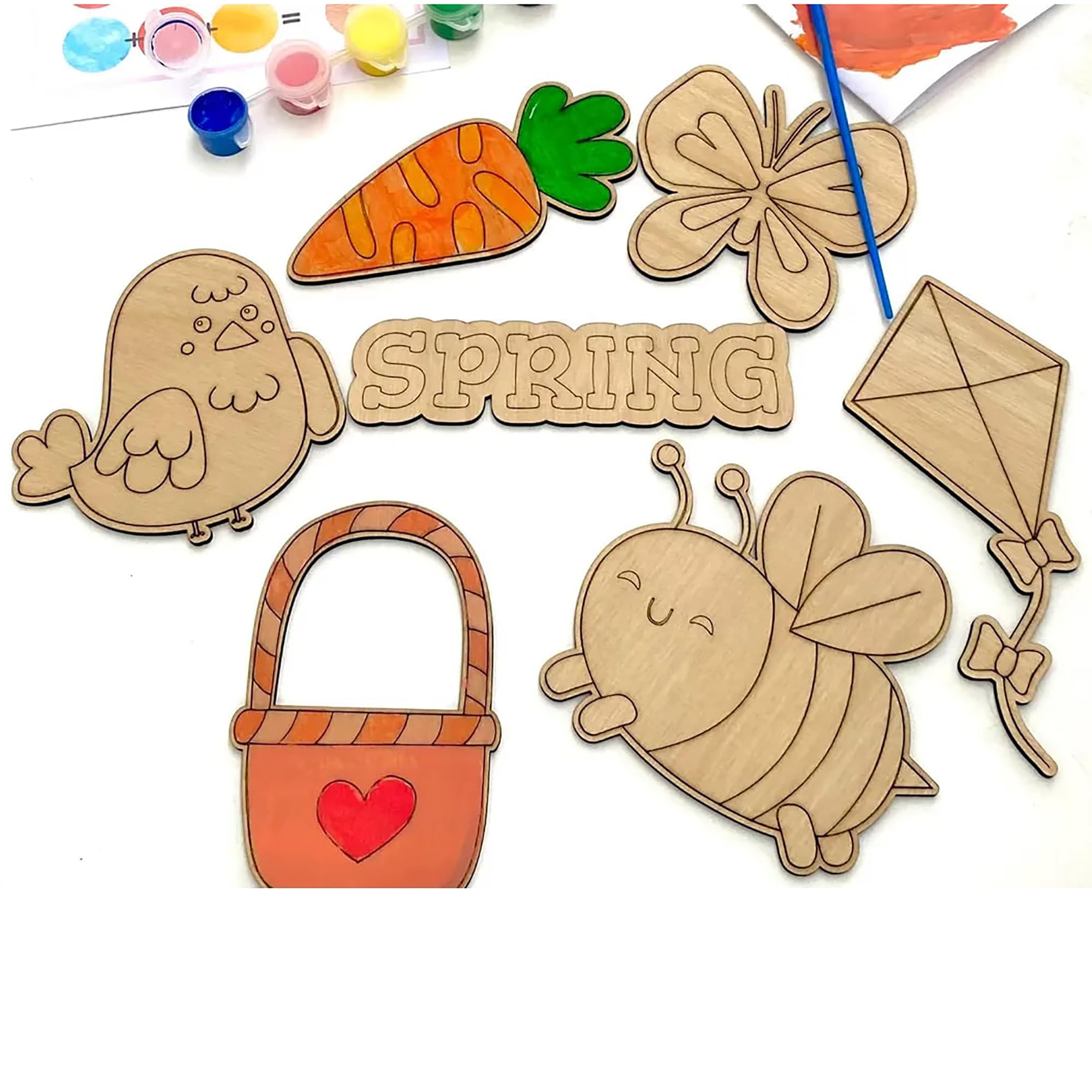 7pc eco-friendly kids craft set