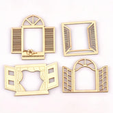 american elm wooden window cutouts