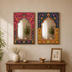 Ready to Hang Jharokha Mirror Wall Decor