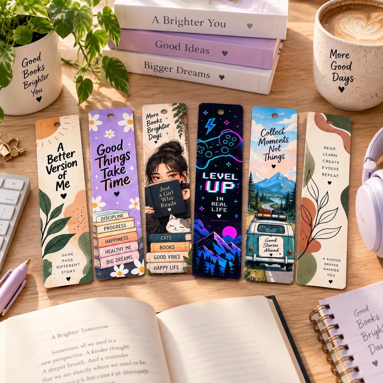 trendy bookmarks for journaling and reading