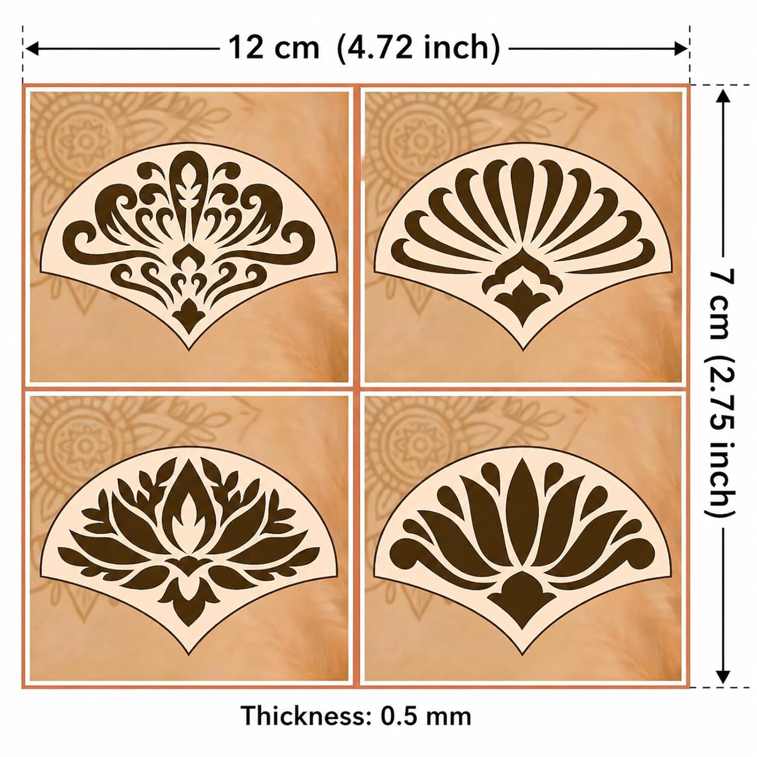 lippan art stencil for medium craft work