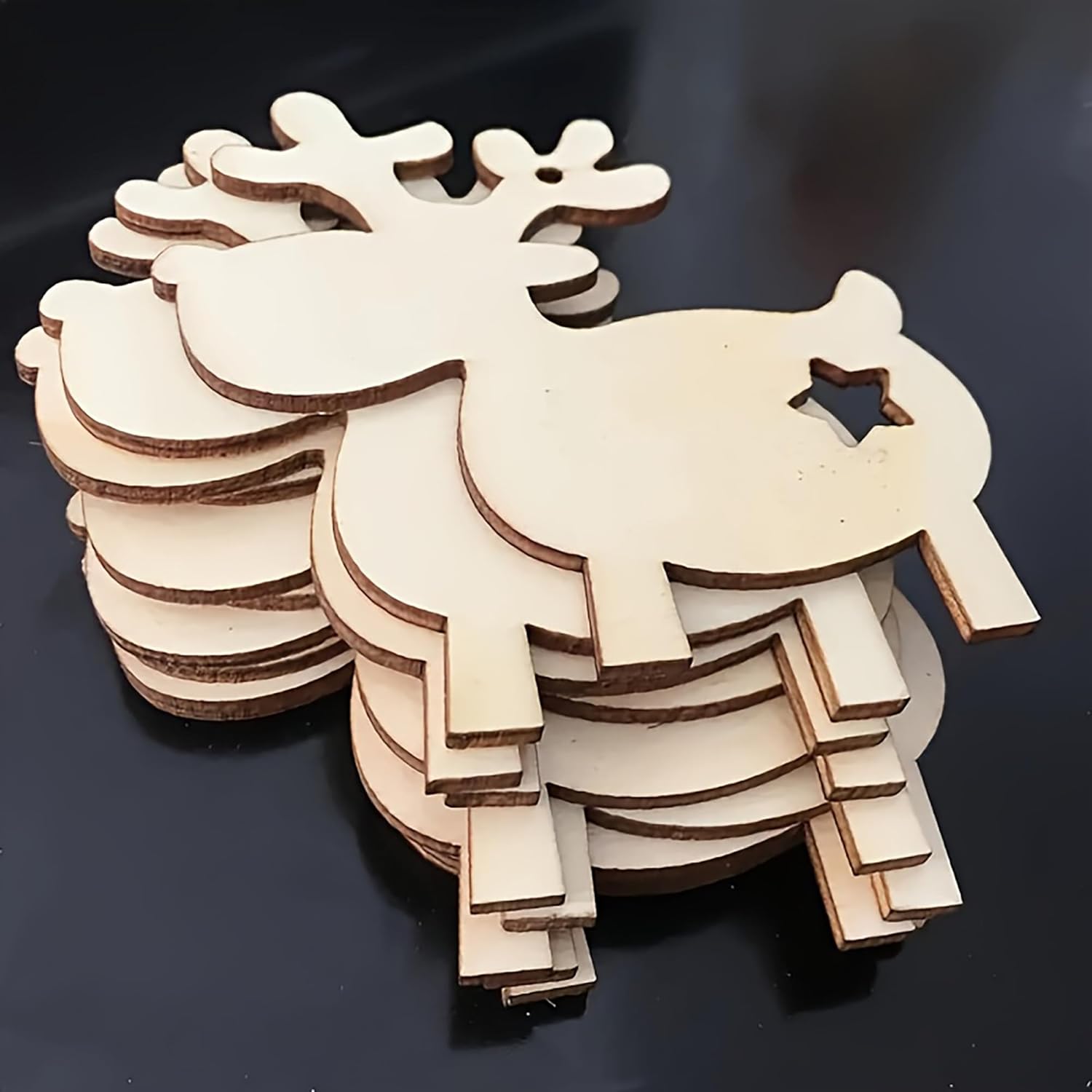 diy wooden reindeer ornaments