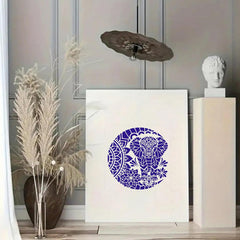 plastic stencil for texture paste work