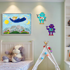 kids robot craft blanks