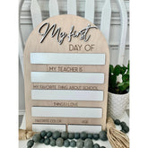 first day of school sign first day of school board first day of school props baby milestone wooden chalkboard sign for first day photos memory board for school milestones