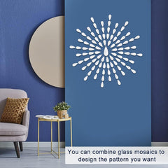 Cliths 150 Pcs Teardrop Shape Acrylic Mirror Tiles Non Adhesive for Wall Kids DIY Craft Project Decoration