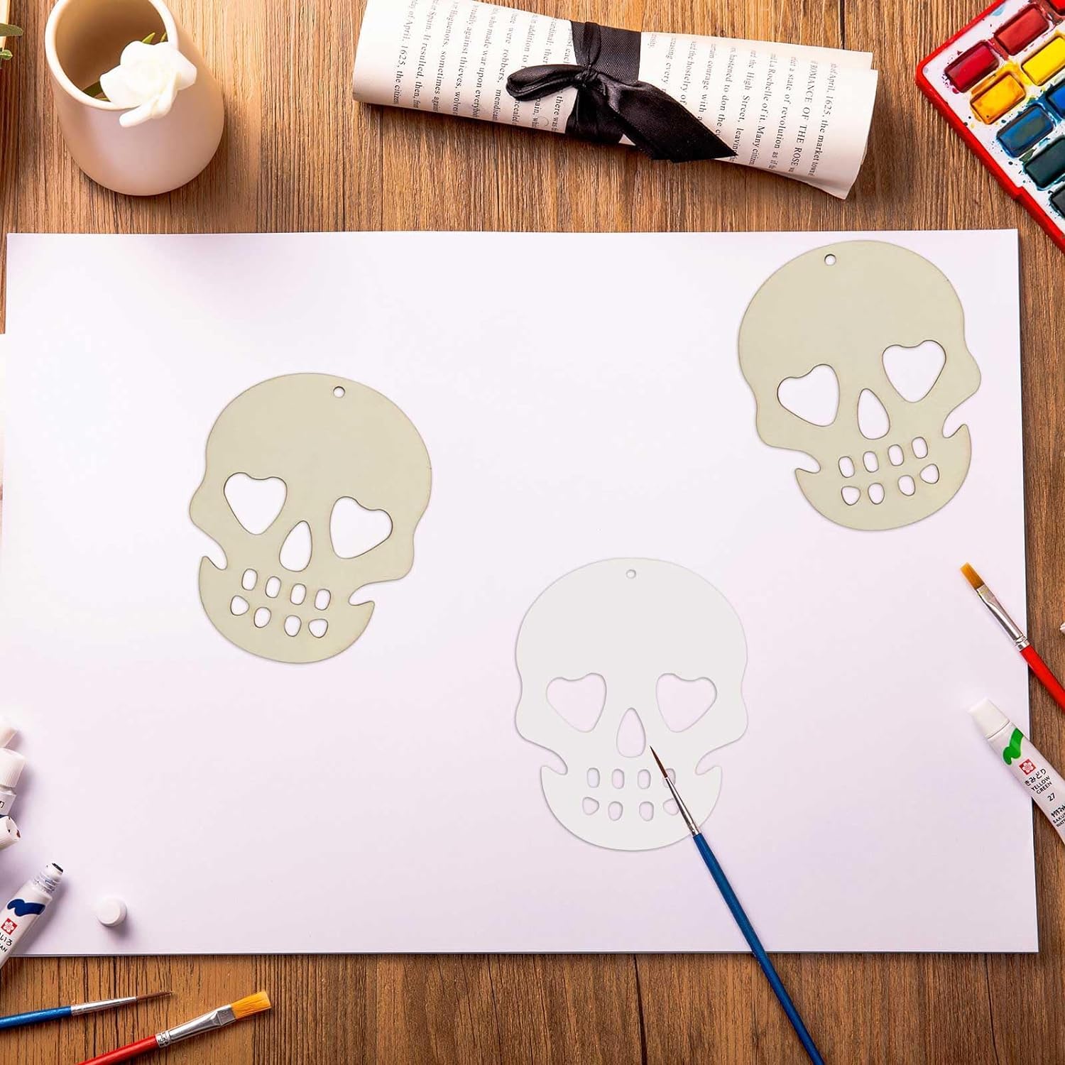 diy spooky crafts hanging ornaments