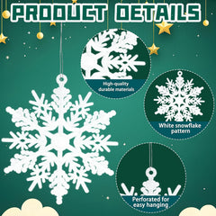 Velvet Snowflake Hanging Decor