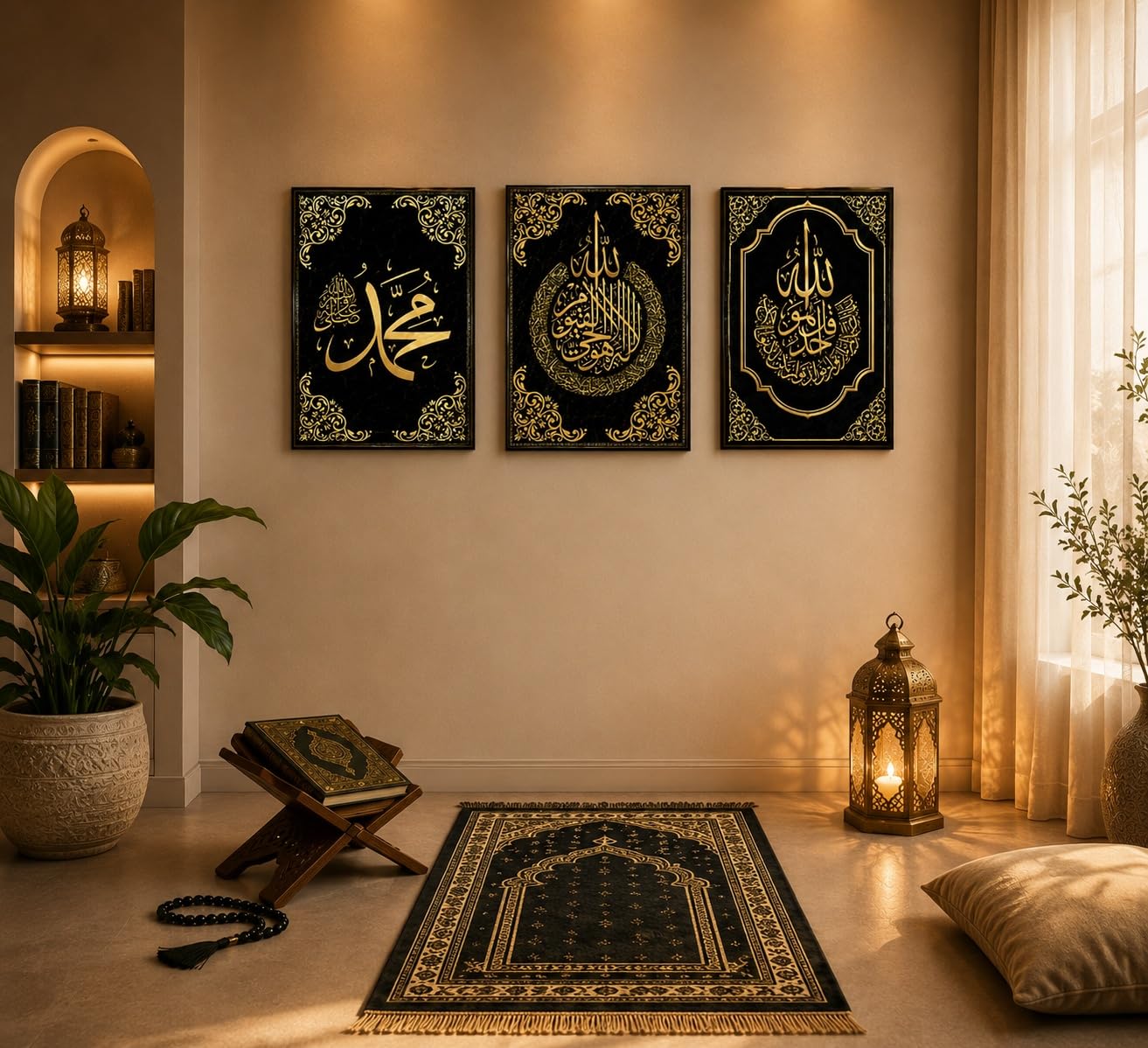 Arabic Calligraphy Wall Art for Home