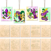 mardi gras wooden masks