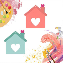 unfinished wood ornament tag