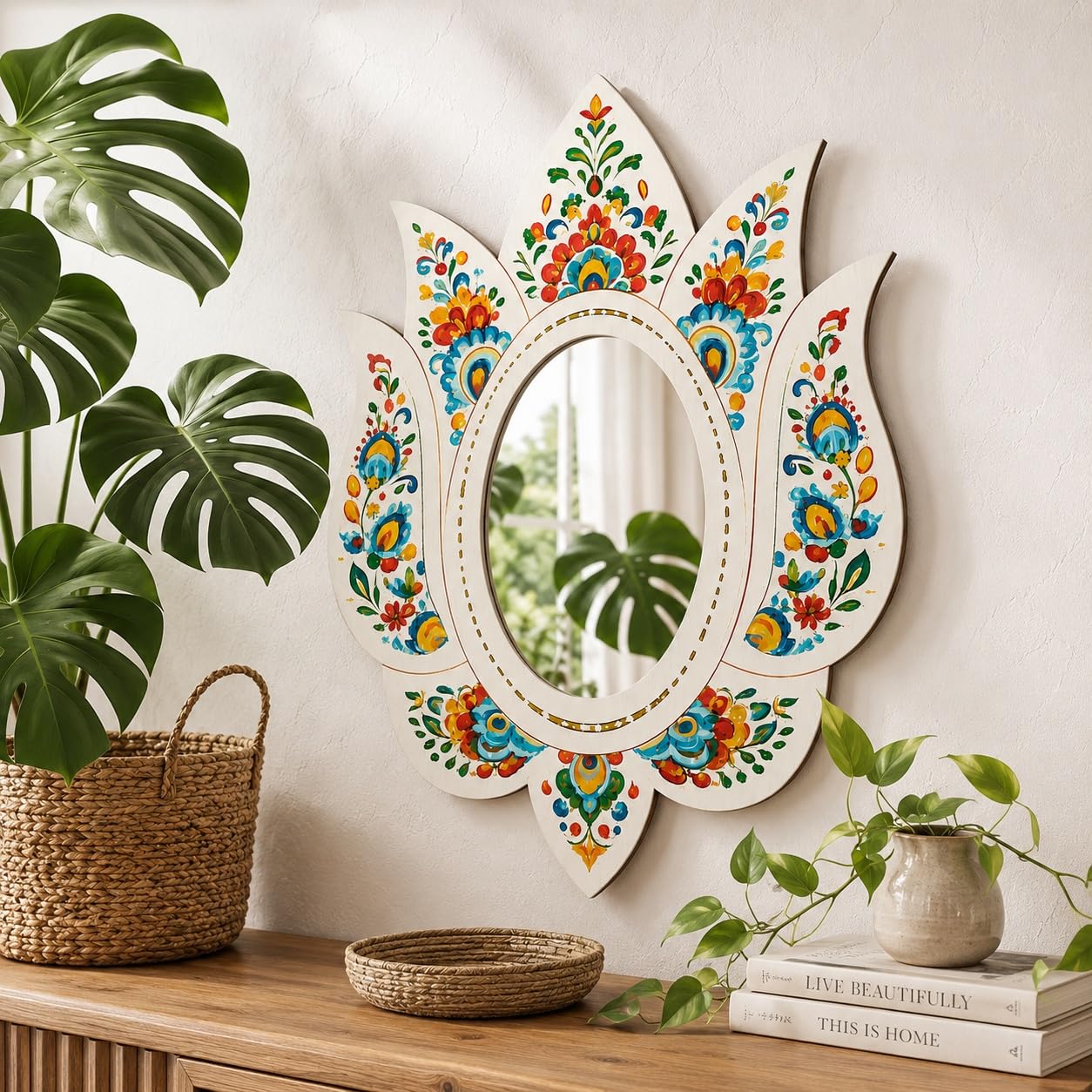 decorative lotus wall hanging