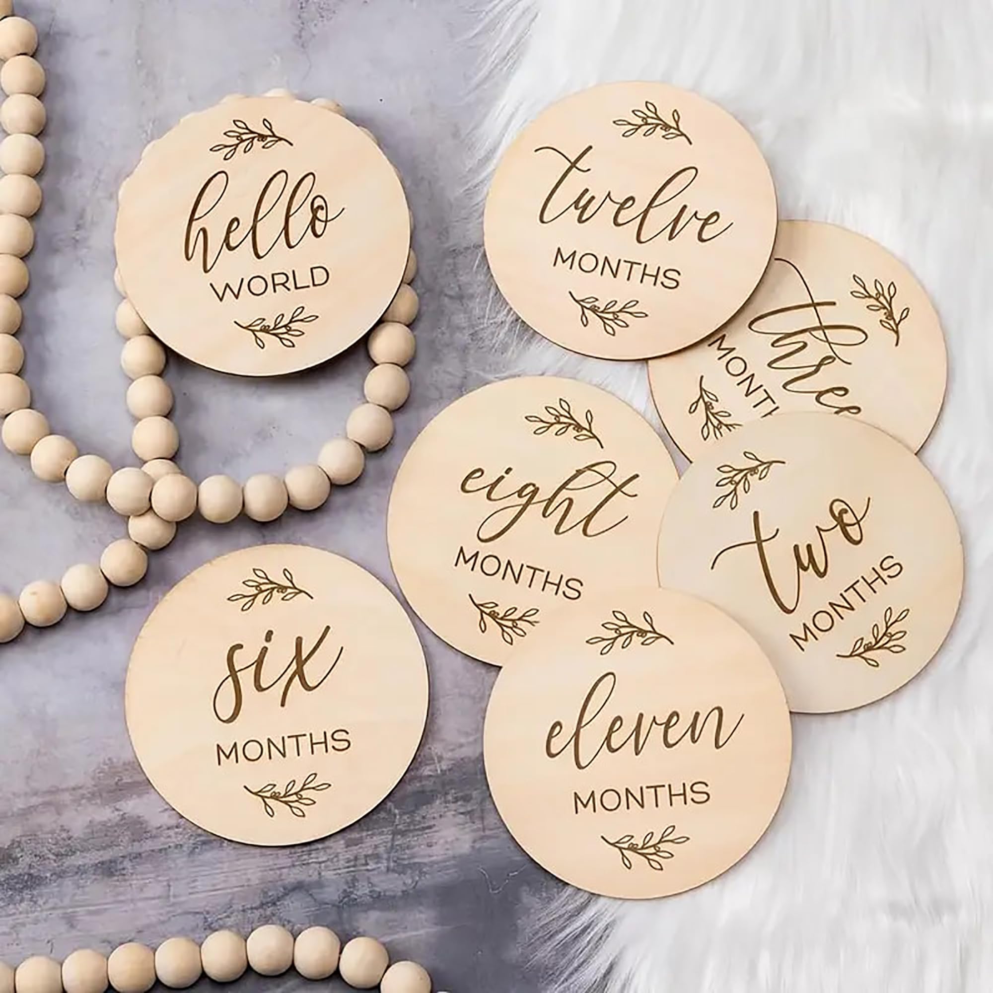 baby milestone cards baby monthly milestone cardsmonthly baby photoshoot milestone cards newborn photo props baby shower gift for baby baby milestone discs hello world pregnancy photo shoot props baby monthly milestone cards wooden