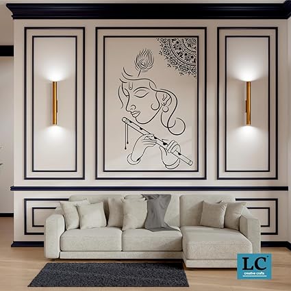 diy pet stencil for temple wall art