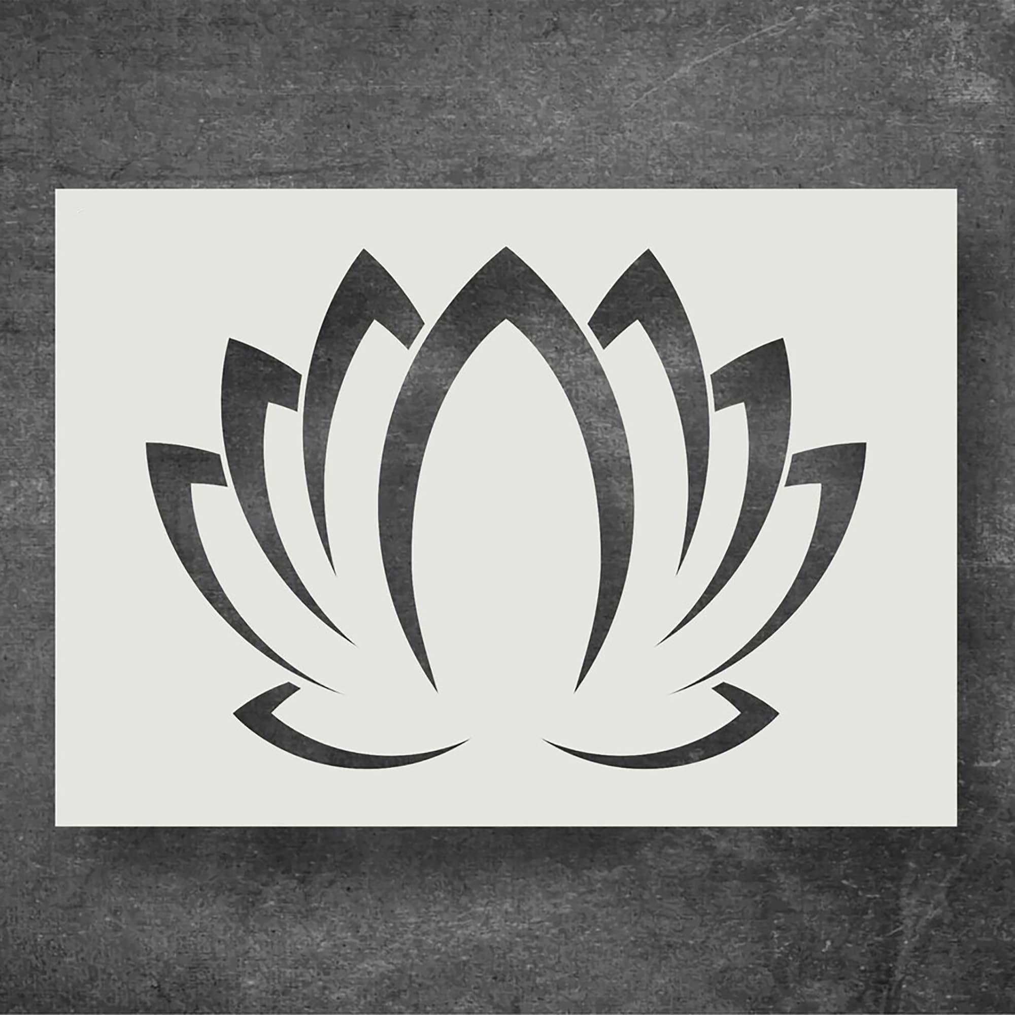 meditation art stencils