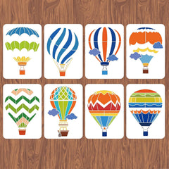 reusable balloon painting templates