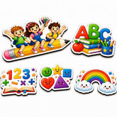 kids educational wall decor for classroom