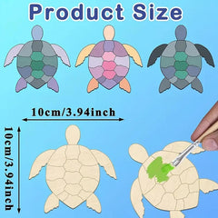 DIY paintable turtle cutouts