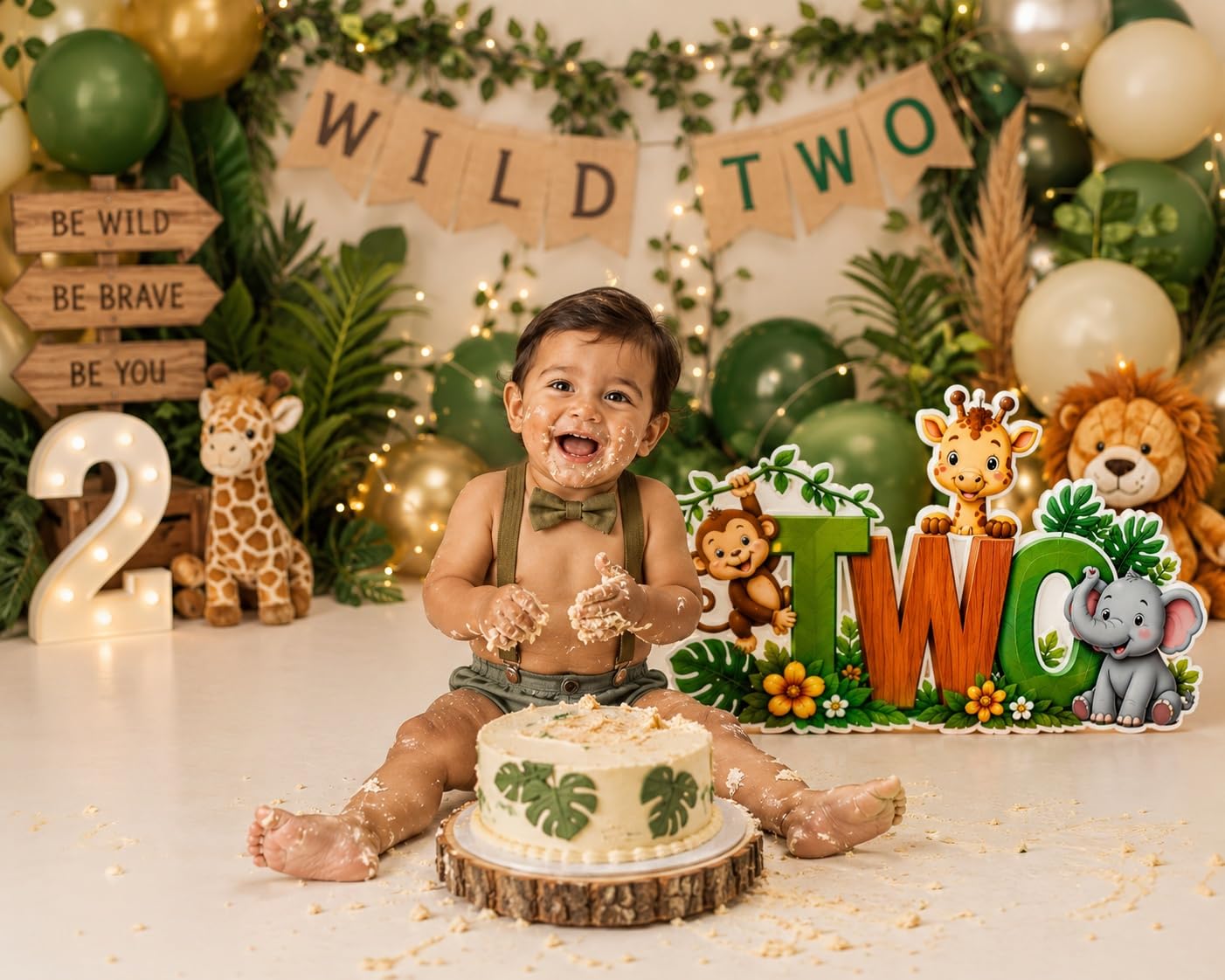 Baby Birthday MDF Table Decor