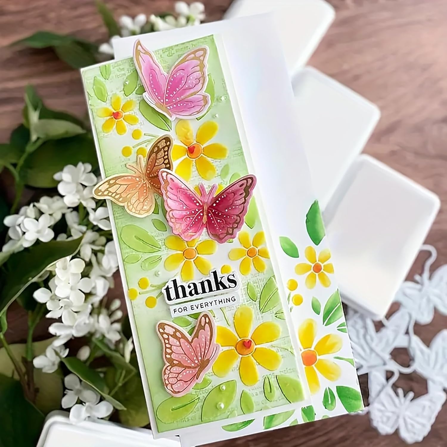 scrapbooking stencil for card making