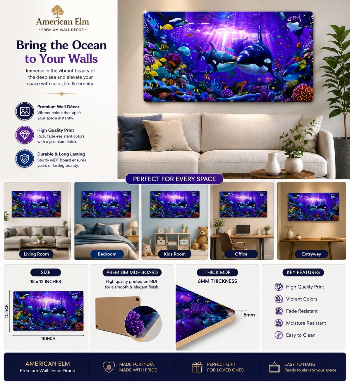 ocean themed wall decor for bedroom