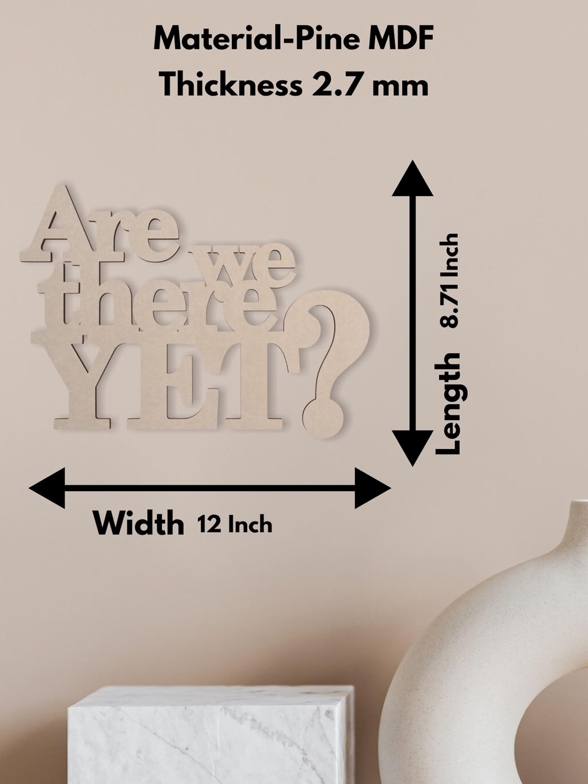 unfinished are we there yet décor