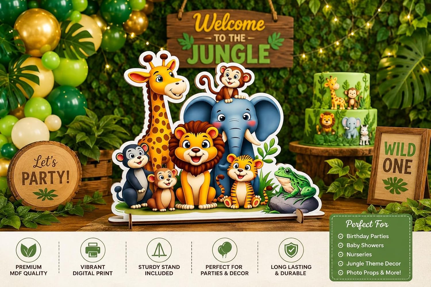 zoo animal tabletop display