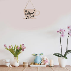 Paintable wooden mug figures for kitchen embellishment