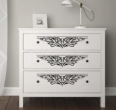 ornate border stencil for walls