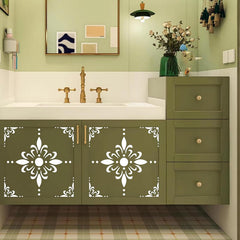 pet floor stencil for acrylic painting