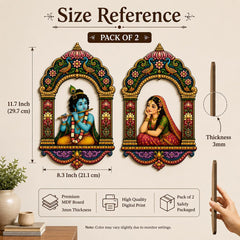 radha krishna wall decor for bedroom