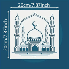 This Islamic Ramadan stencil set features elegant Arabic c
