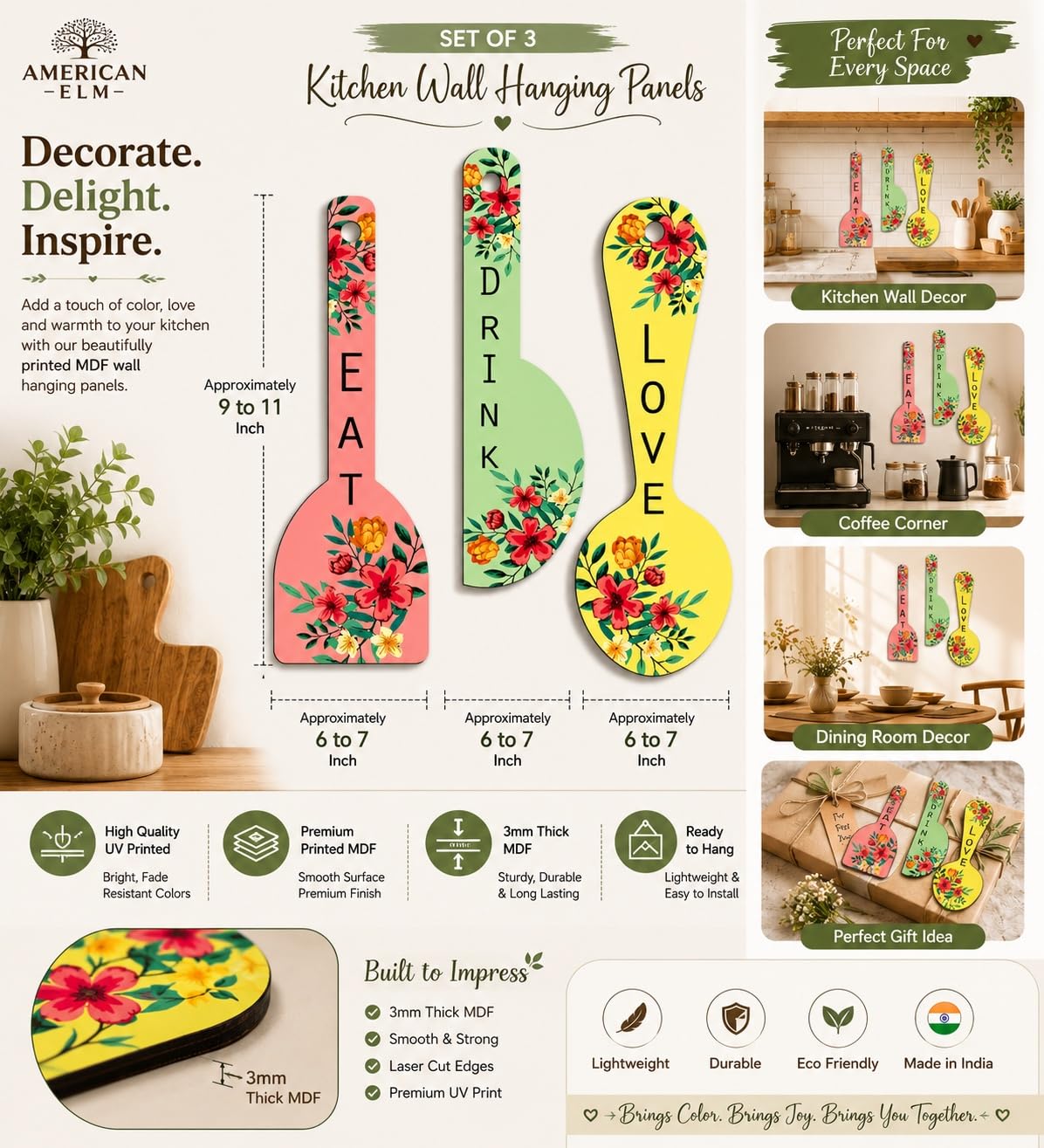 decorative wall panels for kitchen