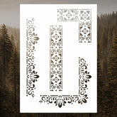border stencil diy