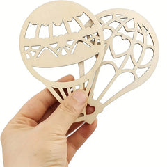 paintable wooden hot air balloon blanks for creative décor