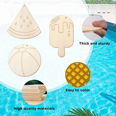 wooden sea creature cutouts