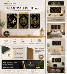 Arabic Calligraphy Art for Home Decoration