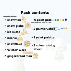 sustainable holiday craft set