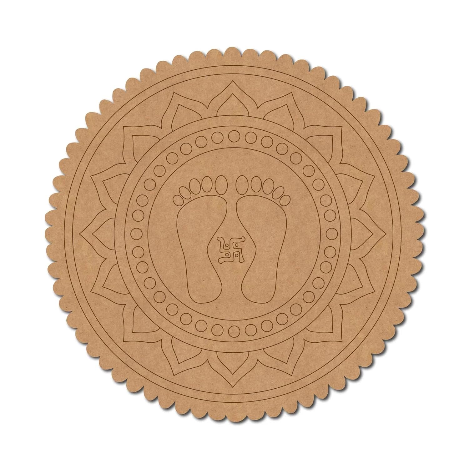 premarked mdf base for painting