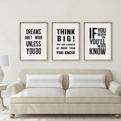 inspirational quote stencils set